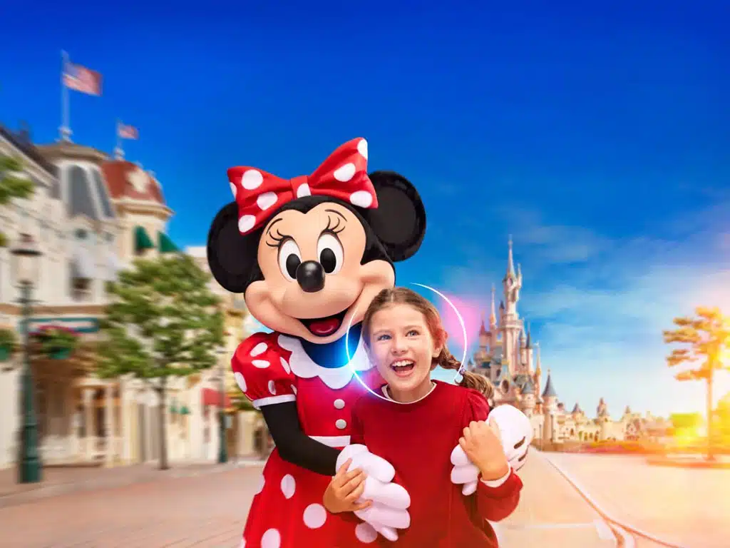 eurodisney paris minnie girl castle