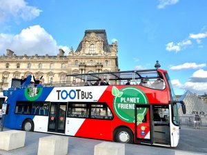 TootBus Paris hop on hop off bus
