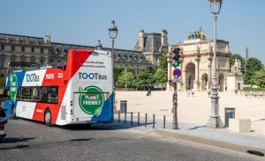 TootBus Paris hop on hop off bus