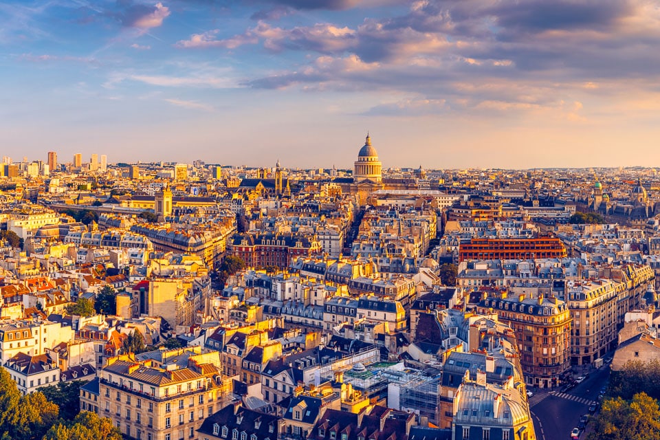 paris city panorama