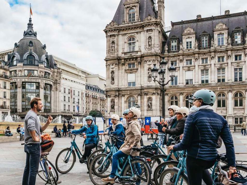 带导游的巴黎自行车之旅