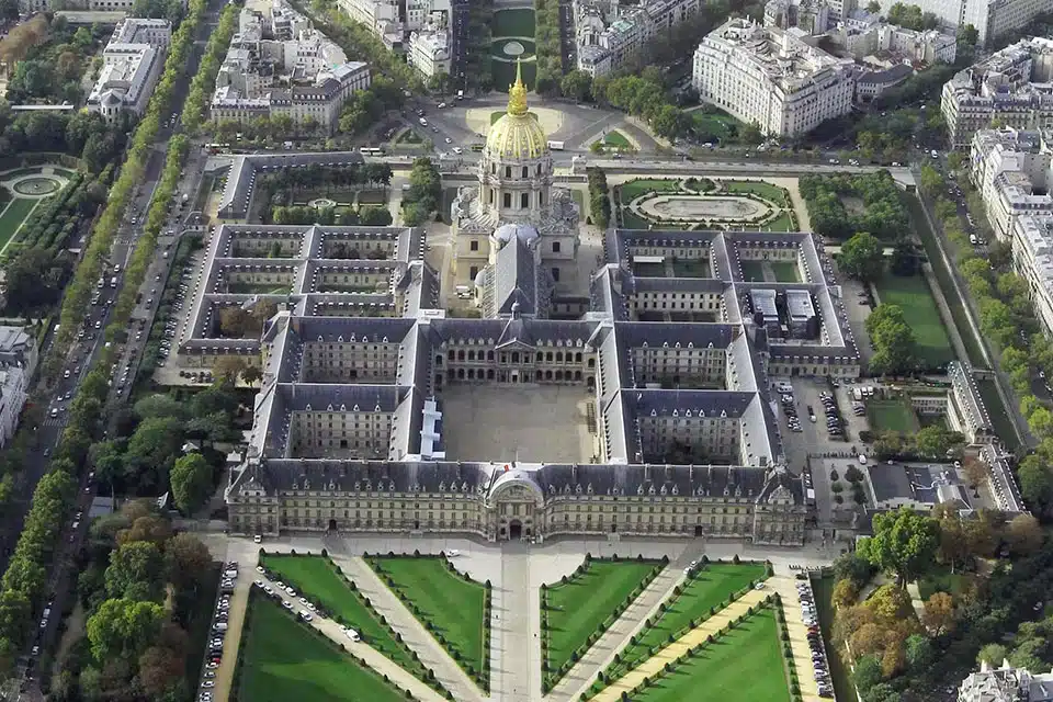 Musee De lArmee Invalides Paris France Drone