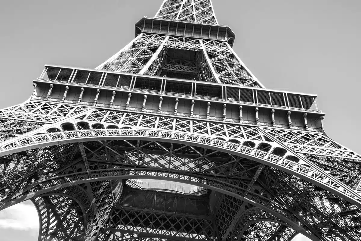 Eiffel Tower Paris France Facade