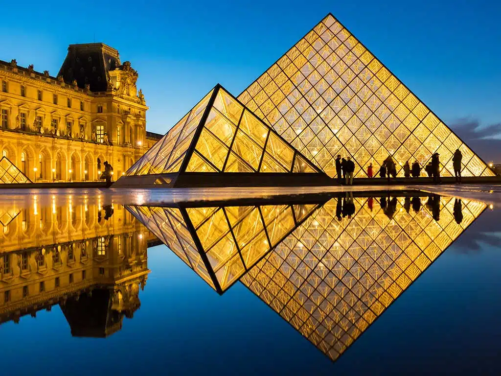 Louvre Museum Paris France Pyramid